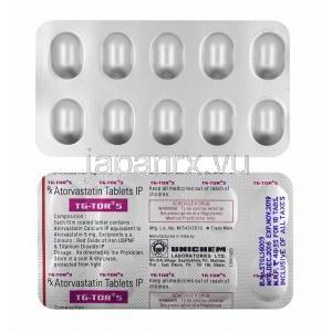 TGトール (アトルバスタチン) 5mg 錠剤