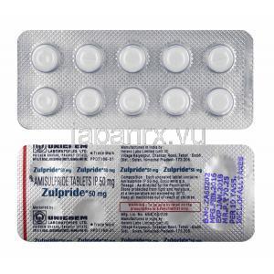 ズルプリド, アミスルプリド,50mg,錠剤