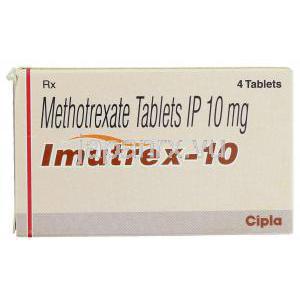 イミュトレックス Imutrex, メトトレキサート 10mg 錠 (Cipla) 箱
