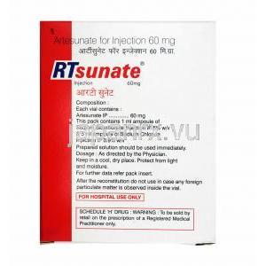 RTスネート 注射 (アーテスネート) 60mg 成分