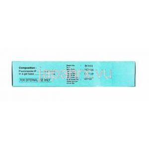 フルコナゾール（ジェネリックジフルカン） 0.5 % 15g ジェル (Adcock Ingram Healthcare) 成分