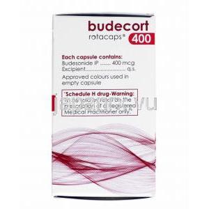 ブデコート 吸入剤 (ブデソニド) 400mcg 成分