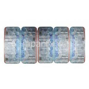アムロング,アムロジピン 5 mg,錠剤, シート情報