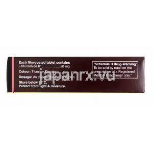 レフマイド (レフルノミド) 20mg 成分
