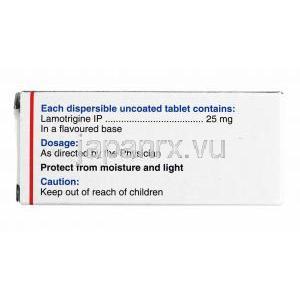 ラメテック (ラモトリジン) 25mg 成分