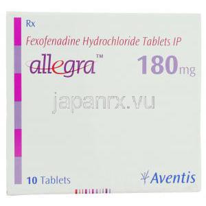 フェキソフェナジン 180 mg 箱