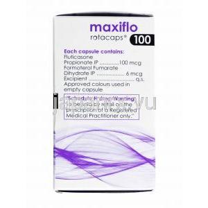 マクシフロ 吸入剤 (Rotacap) (ホルモテロール 6mcg/ プロピオン酸フルチカゾン 100mcg) 製造元