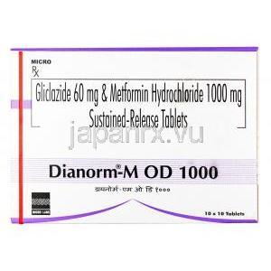 ダイアノーム M OD (グリクラジド / メトホルミン)