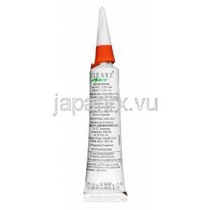 クレアーズ クリーム (コウジ酸/ ビタミンC) チューブ裏面