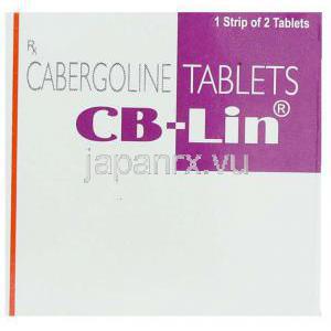 カベルゴリン, CB-Lin 0.5MG 錠 (Serum Int'l) 箱