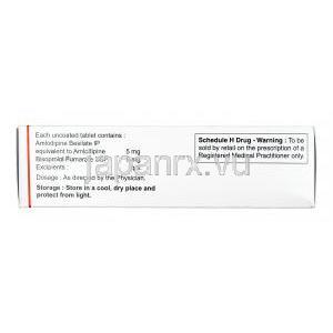 ザベスタ AM,, アムロジピン 5mg / ビソプロロール  5mg, 錠剤, 箱情報