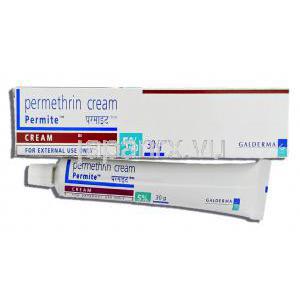 ペルメトリン （エリマイト ジェネリック）, Permite, 5% 30gm クリーム (Galderma)