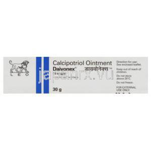カルシポトリオール (ドボネックスジェネリック) , Daivonex, 5mcg/g 30gm 軟膏 (Leo)