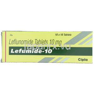 レフルノミド 10MG 錠　箱