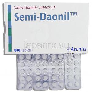 グリベンクラミド（オイグルコンジェネリック）, Semi Daonil,  2.5MG錠 (Otsira Genetica)