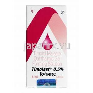 チモラスト Timolast, マレイン酸チモロール, 0.5% 5ml 点眼薬 (Alcon Laboratories)