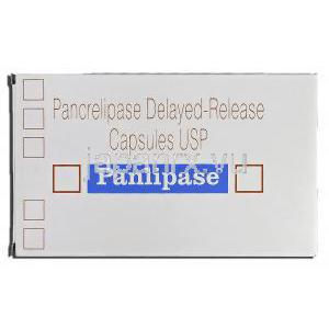 パンリパーゼ Panlipase, パンクレリパーゼ 徐放カプセル 箱