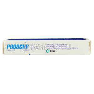 プロスカー Proscar, フィナステリド 5mg 錠 (MSD) 製造者情報