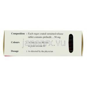 トリバスタルL.A. Trivastal L.A., ピリベジル 50mg (Serdia) 成分