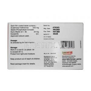 リジビン 10 錠 225mg / 24mg (中型犬用), 箱情報