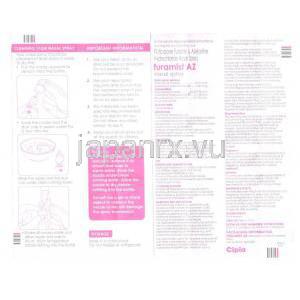 フルチカゾン/アゼラスチン,  フラミストＡＺ 27.5mcg / 140mcg 鼻スプレー (Cipla) 情報シート2