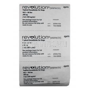 レボリューション 犬用 局所溶液, セラメクチン 120mg / ml X 2ml, 局所用溶液,シートパック情報