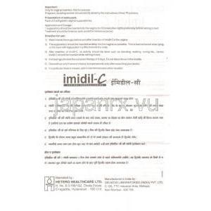 クリンダマイシン / クロトリマゾール配合（エンペシド ジェネリック）, Imidil-C, 100mg / 200 mg 膣錠 (Hete
