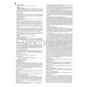 オルメシップH Olmecip H, オルメサルタン・ヒドロクロロチアジド配合 20mg 12.5mg 錠 (Cipla) 情報シート2