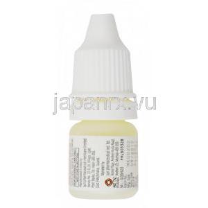ネパラクト点眼薬, ネパフェナク, 0.1%, 5ml, ボトル裏面