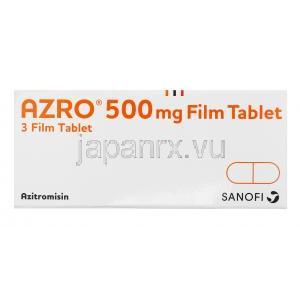 アズロ (アジスロマイシン) 500mg 錠剤