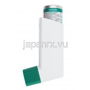 トリオヘール 吸入剤 (シクレソニド/ ホルモテロール/ チオトロピウム) 吸入器