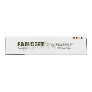 ファモサー (ファモチジン) 20mg 箱側面