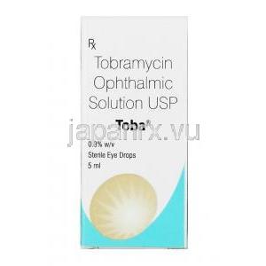 トバ 点眼薬 (トブラマイシン) 箱前面