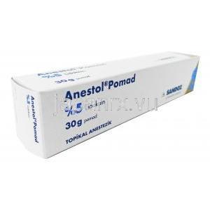 アネストール 軟膏 (リドカイン) 5% 30 g 箱