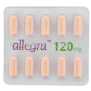 フェキソフェナジン (アレグラ) 120 mg 錠
