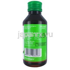 Wokadine Gargle, Povidone Iodine, 50ml, 100ml,2%bottle side presentation