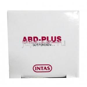 Abd プラス シロップ (イベルメクチン/ アルベンダゾール) 10ml 箱上部