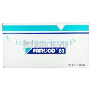 ファモシッド 20, ファモチジン 20mg, 箱表面