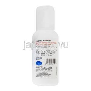 スクラビック ローション (ペルメトリン) 5% 50ml ボトル裏面
