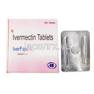 Iverfast, Ivermectin 6mg box and tablet