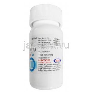 ダサナット (ダサチニブ) 50mg ボトル側面