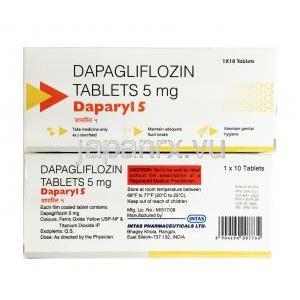 ダパリル (ダパグリフロジン) 5mg 箱