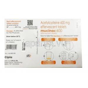ムシゾフ (N アセチルシステイン)600mg 用法