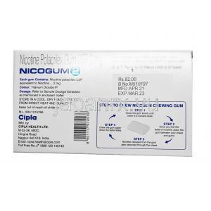 ニコガム (ニコチン) 2mg 成分