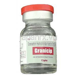 グランセトロン（カイトリルジェネリック）, グラニシップ Granicip 3ml 注射 (Cipla) ボトル