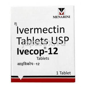 イベコップ,イベルメクチン 12mg, 箱表面