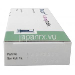 デコート,  デキサメタゾン 0.5mg, 製造元：Deva Holdings, 箱側面-2