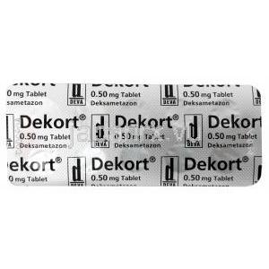 デコート,  デキサメタゾン 0.5mg, 製造元：Deva Holdings, シート情報