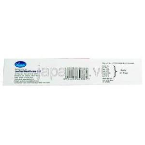 テキシフェンクリーム, テルビナフィン, 1% w/w, 10g, 製造元：Leeford Healthcare Ltd, 箱情報-2