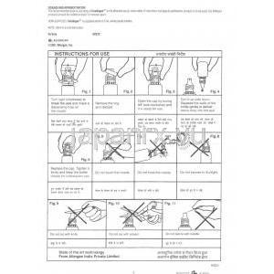 ブリモニジン酒石酸塩 / チモロールマレイン酸塩,  コンビガン Combigan 点眼薬 (Allergan) 情報シート3